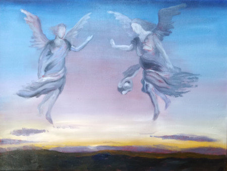 Barokní variace, olej na plátně, 2020, 60x80cm 